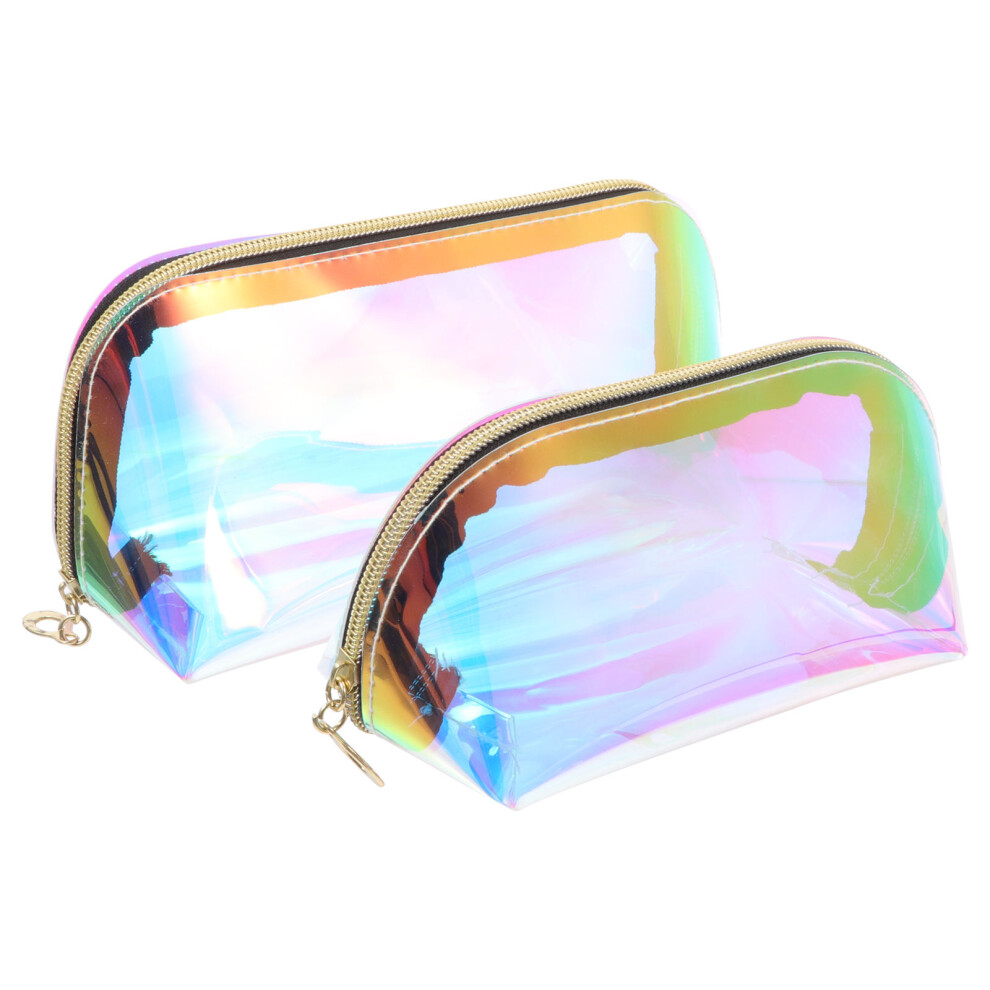 Vaguelly 4 Pcs Fashion Toiletry Bag Cosmetic Organizer Pouch