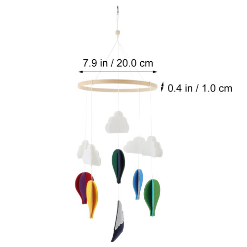 Wind Chime Felt Hanging Pendant For Stroller And Room Decor 1