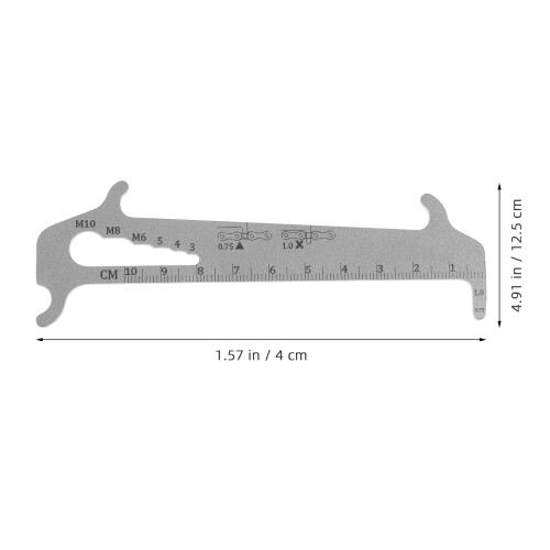 Fietsketting Slijtage Indicator Aluminium Meter Draagbaar 1
