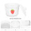 Ceramic Stew Cup 280ml With Lid For Steamed Egg And Soup 10