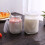 10Pcs Heart Pattern Glass Pudding Cups Jelly Bottles Yogurt Containers 9