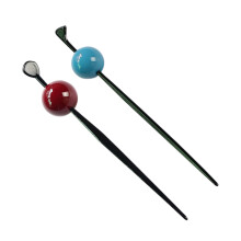 4 Pcs Hairpins Bun Stick Colorful Hair Chopstick Barrette