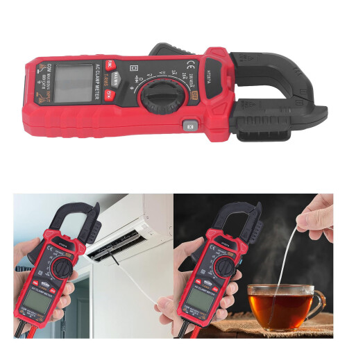 HT207A Digital Clamp Meter LCD Non-Contact Voltage & Current Tester