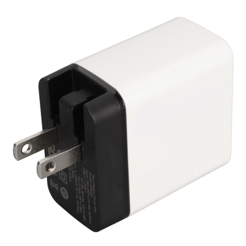 GaN USB C Charger 36W 3-Port Wall Adapter for Switch TV Phone UK Plug-image-OPC-PKXCHC8-NEW