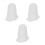 3Pcs Durable Silicone Nozzle Caps White for Cake Decorating and Baking 5