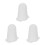 3Pcs Durable Silicone Nozzle Caps White for Cake Decorating and Baking 6