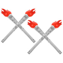 12 Pcs Artificial Torch Handheld Cheering Prop For Sports Match