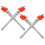 12 Pcs Artificial Torch Handheld Cheering Prop For Sports Match 1