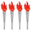 12 Pcs Artificial Torch Handheld Cheering Prop For Sports Match 2