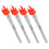 12 Pcs Artificial Torch Handheld Cheering Prop For Sports Match 3