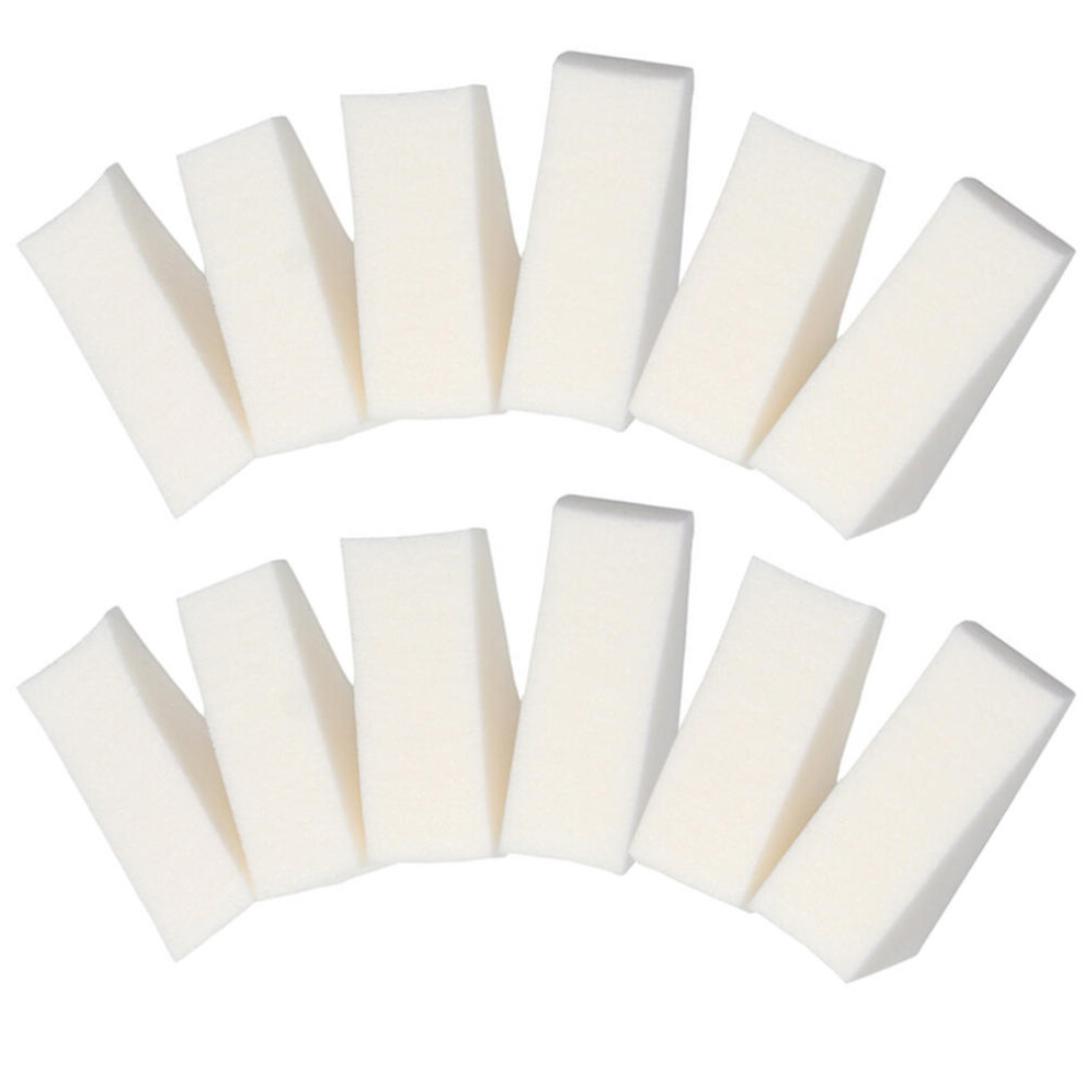 Happyyami 100 Pcs Gradient Nail Manicure Sponge Multi-Functional Cosmetic Sponge
