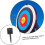 Archery Target Spikes 12-Pcs Fixed Nails For Outdoor Archery Practice Target Training Aid Accessories 3