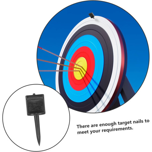 Archery Target Spikes 12-Pcs Fixed Nails For Outdoor Archery Practice Target Training Aid Accessories 2