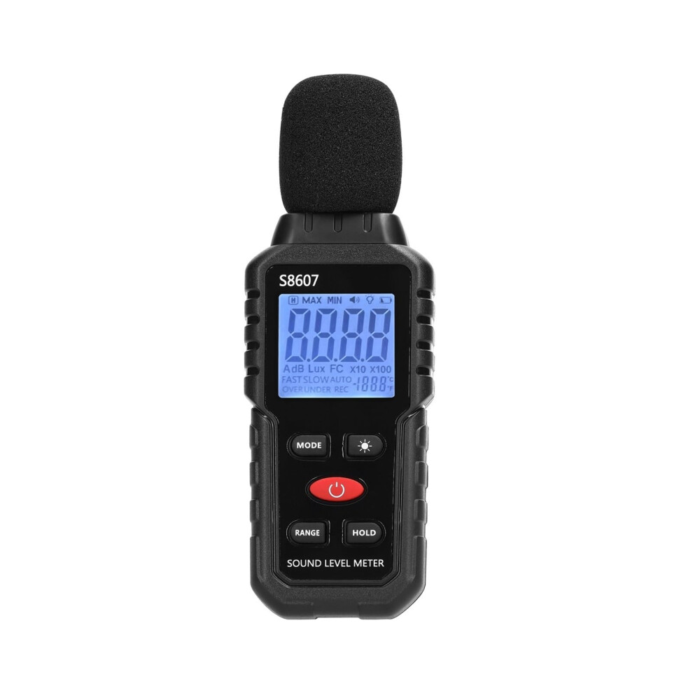 Decibel Meter A-Weighted Noise Detector 30-130 Db Mini Sound Level Meter Backlit Display 9354506149109