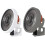 Wall Fan With Remote Control Easy Installation Oscillating Quiet Motor Multifunction Cooling White 5