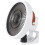 Wall Fan With Remote Control Easy Installation Oscillating Quiet Motor Multifunction Cooling White 2