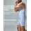 Stretch Leotard for Men, Sleeveless Bodysuit, Low Cut Draped Collar, Solid Blue, XXL 2