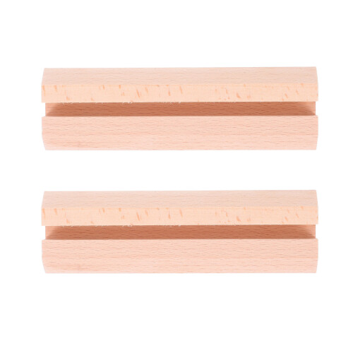2Pcs Wooden Base Desk Sign Holder For Menu Display