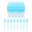 100Pcs Disposable Plastic Filter Pipette Tips 1Ml Lengthened 5