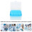 100Pcs Disposable Plastic Filter Pipette Tips 1Ml Lengthened 7