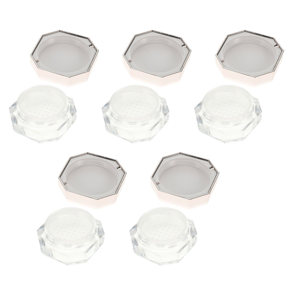 Inoomp 5Pcs Empty Cosmetic Powder Box For Travel Makeup Storage