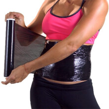 Osmotic Plastic Body Wrap 100 Meters Black Slimming Body Wrap Film Wrap Roll For Exercise