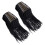 One Pair Black Tassel Epaulet Shoulder Board Badge Bead Decor 5