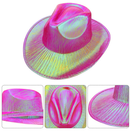 1Pc Glitter Cowboy Hat For Kids 1