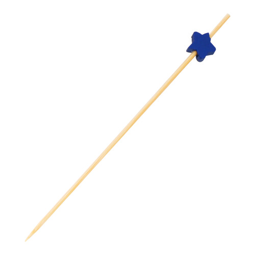 100Pcs Star Design Bamboo Fruit Picks For Party Drinks And Food 1