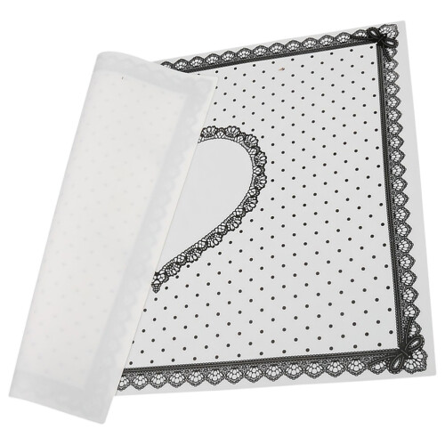 Lace Dot Pattern Silicone Nail Mat Manicure Tool (White) 2