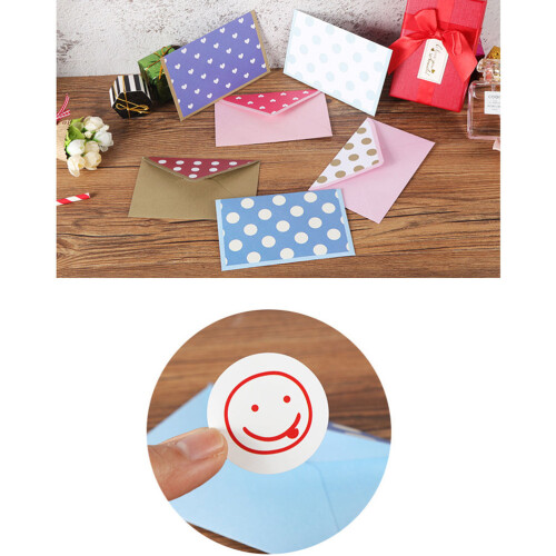 60Pcs Romantic Floral Envelopes Set For Office School 2