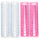 4Pcs Plastic Knitting Needle Measuring Rulers Sewing Weaving Tools 2