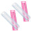 4Pcs Plastic Knitting Needle Measuring Rulers Sewing Weaving Tools 7