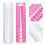 4Pcs Plastic Knitting Needle Measuring Rulers Sewing Weaving Tools 3