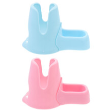2St Huisdier Waterfles Steun in Heldere Kleur Plastic