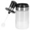 Honey Jar With Spoon Clear Portable Kitchen Storage Bottle 11