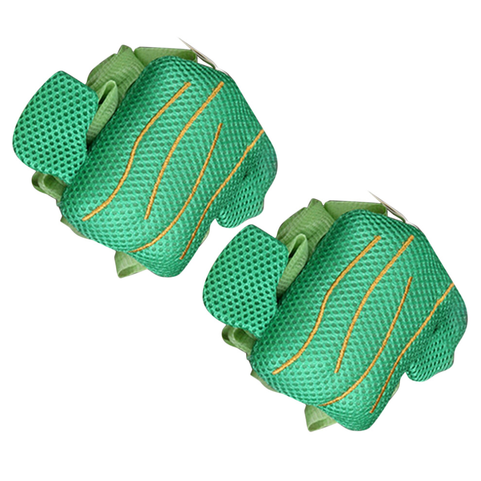 Aboofan 2Pcs Cactus Shape Bath Loofah Sponge Body Scrubber Mesh Pouf