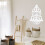 1Pièces Étagère D'angle Murale Double En Bois- 6