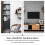 1Pièces Étagère D'angle Murale Double En Bois- 3
