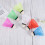 24Pcs Plastic Shuttlecocks For Outdoor Use White And Colorful 6