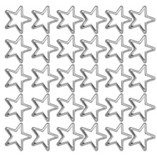 50St Vijfpuntige Ster Nieten DIY Lederen Accessoires