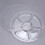 5Pcs 6-Grid Transparent Plastic Food Storage Boxes With Cover 7