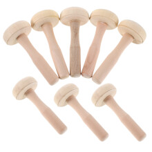 8pcs wooden ink roller set for printmaking carving painting projects