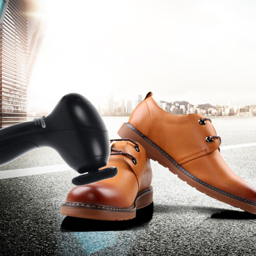 1Ensemble Nettoyeur Chaussures Électrique ABS Cuir Et Accessoires 2
