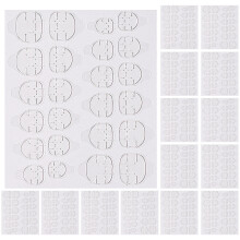 20 Sheets Double-Sided Nail Adhesive Stickers Invisible Tabs