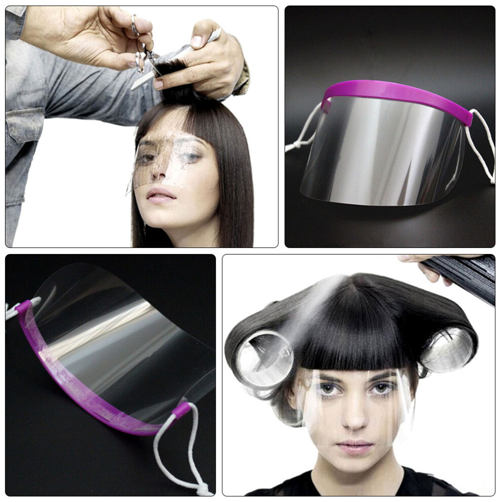 Vaguelly 150Pcs Disposable Salon Hair Block Protector With Random Color Holder