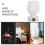 1 Set Portable Touch Sensor Color Changing E26 Bedside Lamp Plug 6