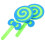 2Pcs Lollipop Prop Fake Lollipop Kindergarten Stage Performance 6