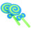2Pcs Lollipop Prop Fake Lollipop Kindergarten Stage Performance 2