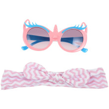 One Set Kids Sunglasses With Hairband Decorative Party Glasses